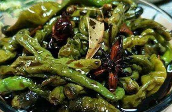 新鮮青椒的腌渍方式 