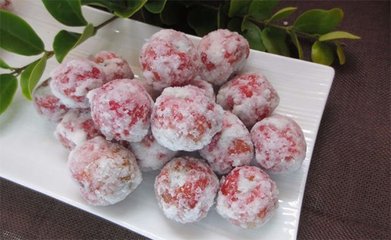 雪花山楂球,冬季零食