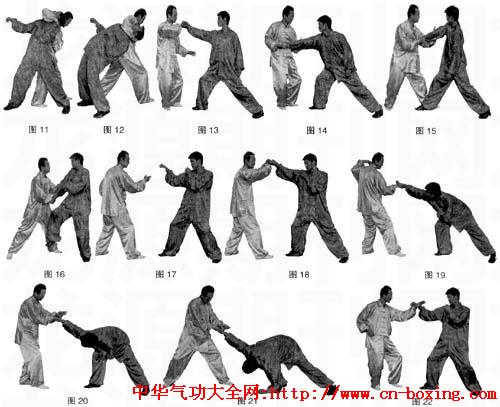 武术散推手中拿法类常用技法例解
